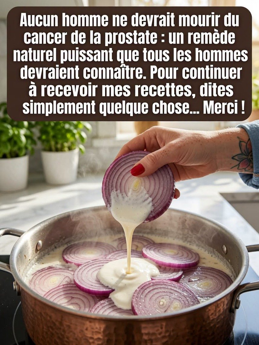 Prostate : Le Remède Oublié à l'Oignon et au Lait Que Chaque Homme de Plus de 40 Ans DOIT ABSOLUMENT Connaître !