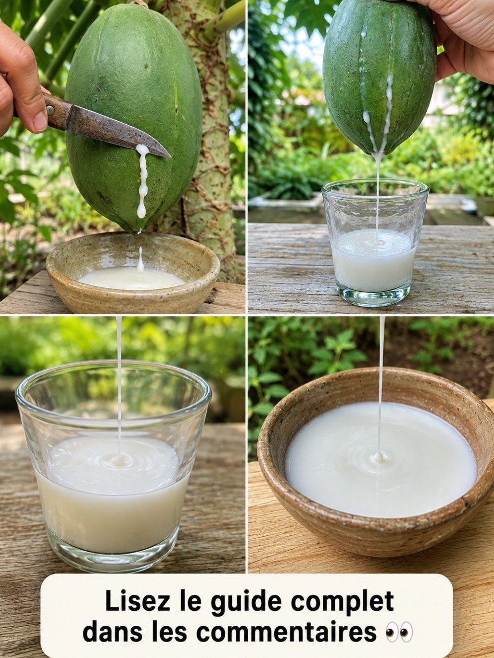 Latex de papaye verte : Le secret bien gardé (et les dangers cachés) que vous devez connaître