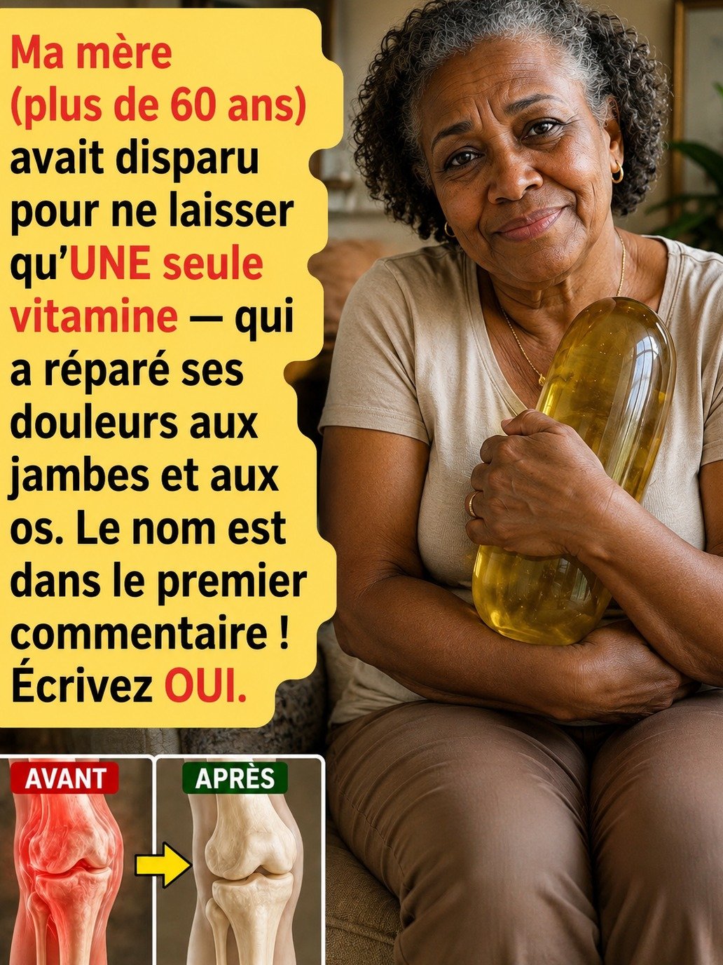 Une vitamine ignoree peut transformer vos jambes en plomb et vos os en verre apres 65 ans — Decouvrez-la avant qu'il ne soit trop tard
