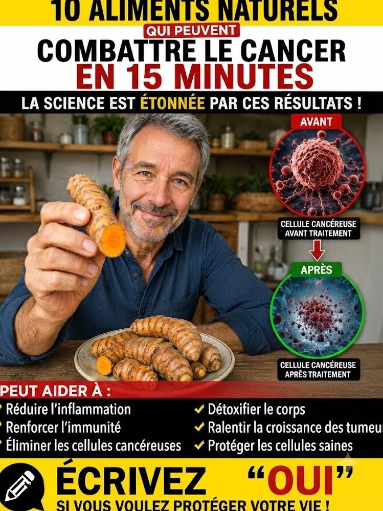 Stop au Mythe ! Ces 10 Aliments NE DÉTRUISENT PAS le Cancer en 15 Min, MAIS voici leur VRAI pouvoir insoupçonné sur votre santé !