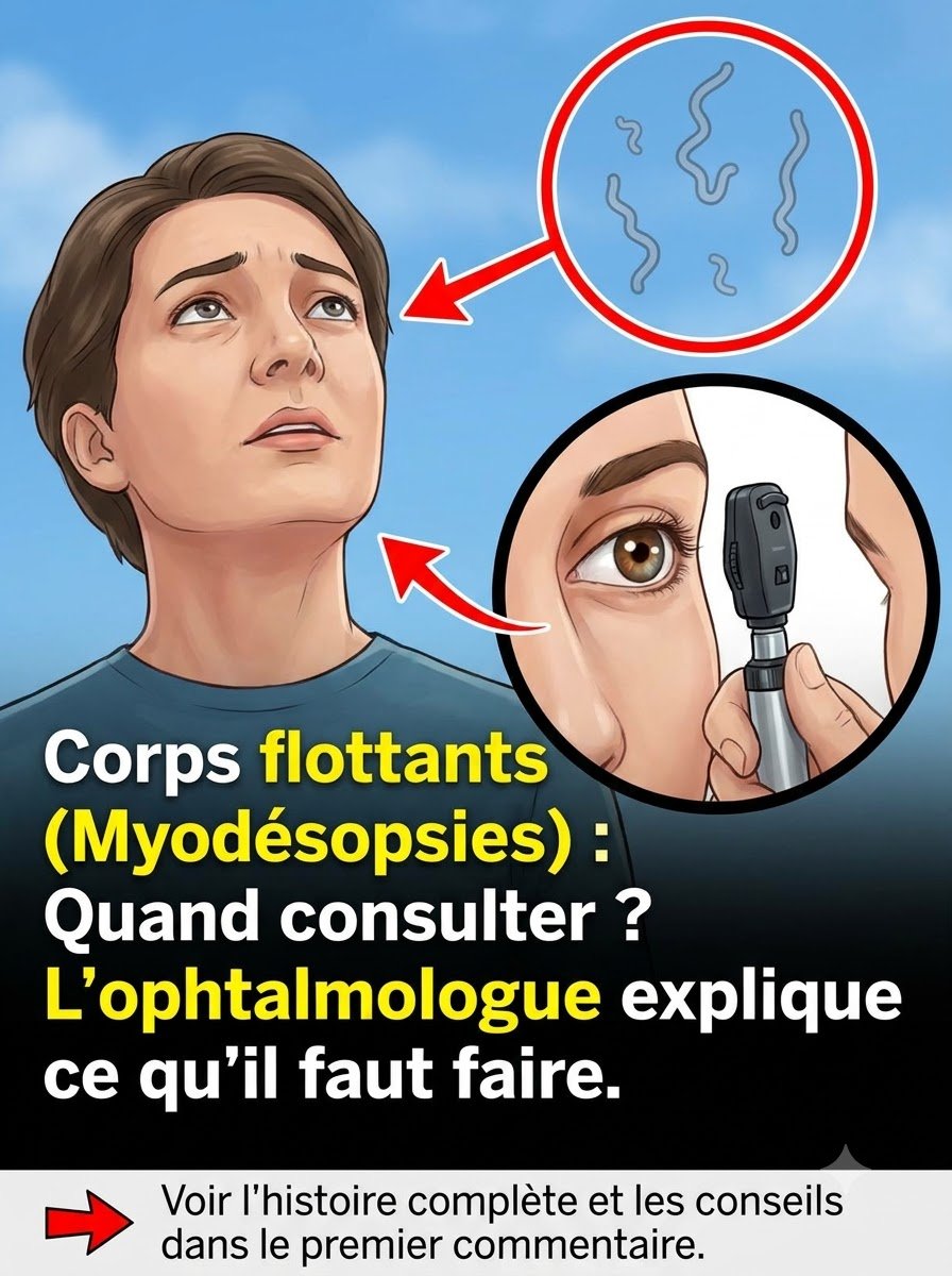 Vous voyez des points ou des fils dans vos yeux ? Voici la vérité CHOC sur les corps flottants et quand il est URGENT de consulter !