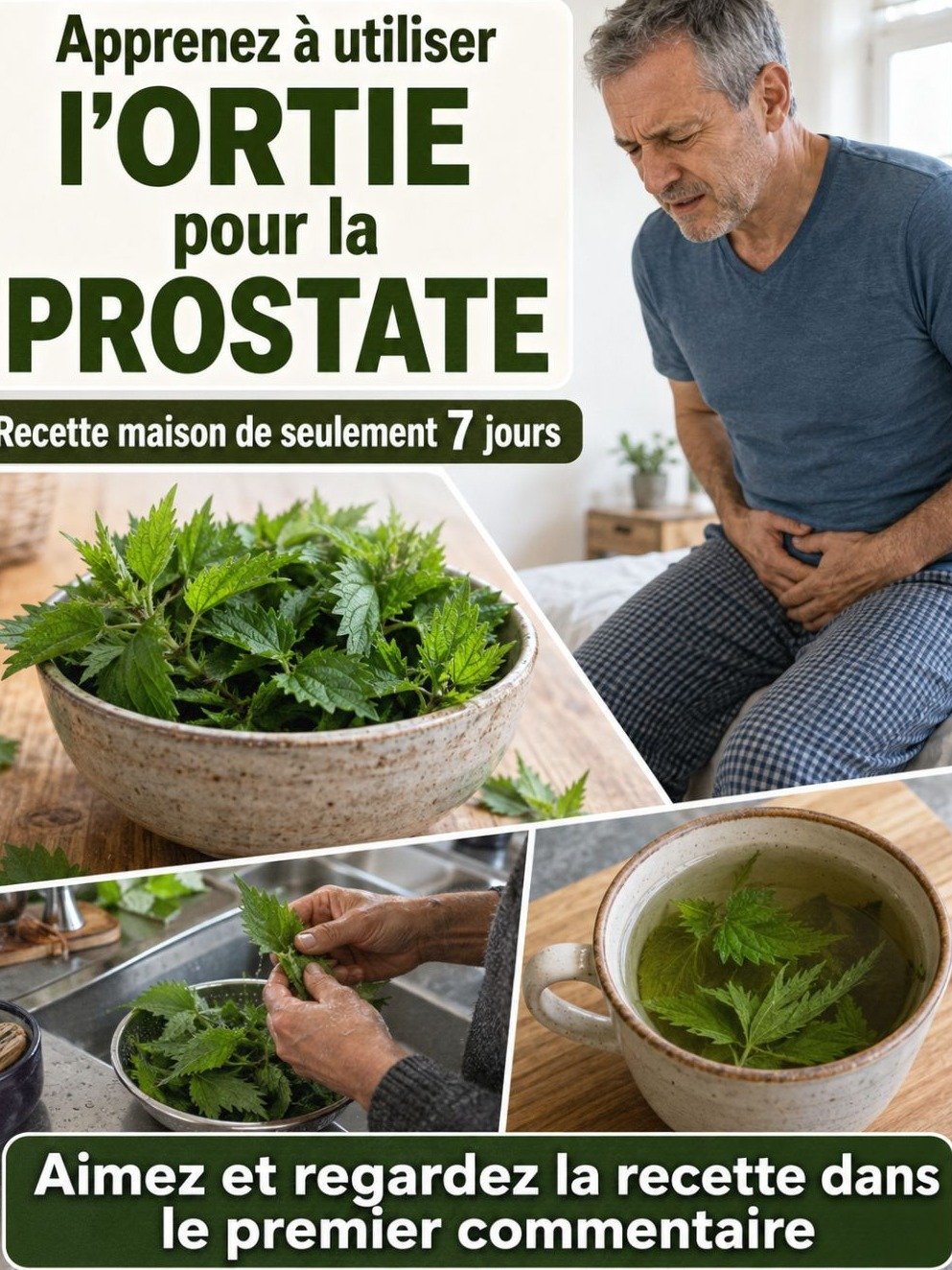 Le Secret de l'Ortie pour Votre Prostate : 3 Choses Que Personne Ne Vous Dit (et Pourquoi Vous Devez Agir MAINTENANT)