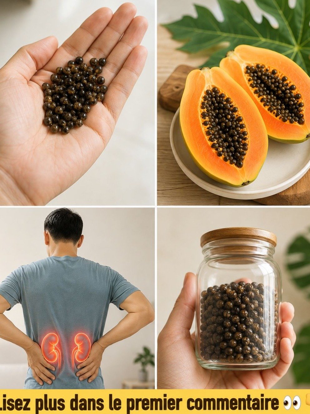 Le Secret que Vous Jetez Chaque Jour : Comment les Graines de Papaye Peuvent Transformer Votre Digestion et Vos Reins !