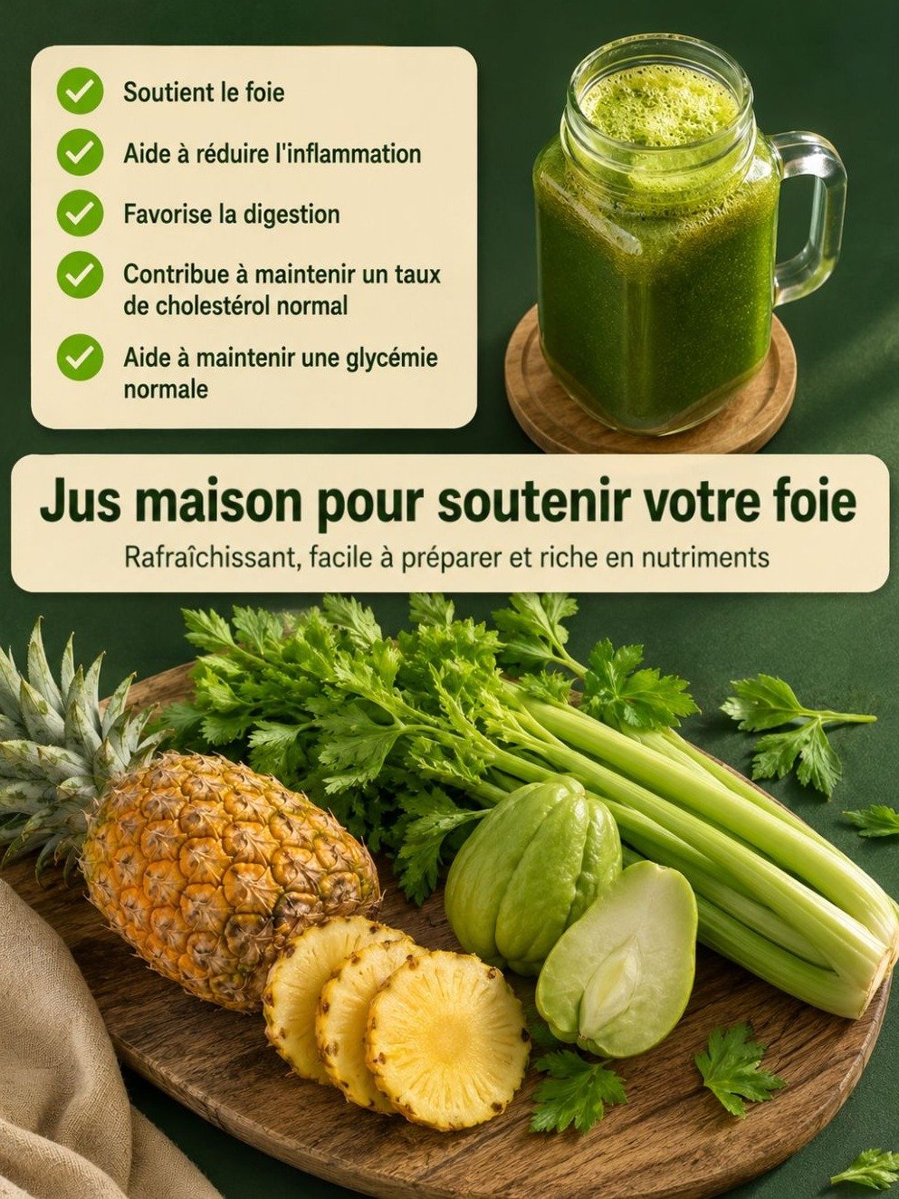 Le Secret ULTIME pour un Foie Détoxifié et une Énergie Décuplée : Ce Jus Chayote & Ananas Change TOUT !