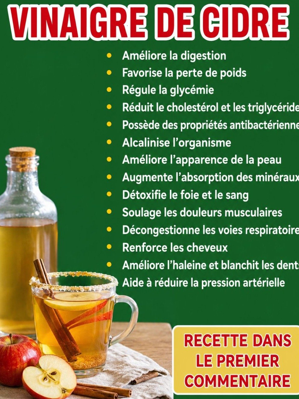 Le Secret Insoupçonné : Ce Rituel Matinal au Vinaigre de Cidre Peut Sauver Votre Circulation Sanguine !