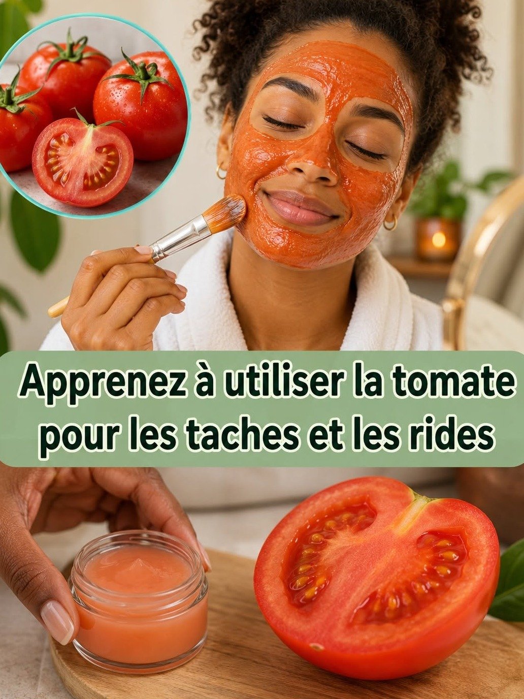 La tomate sur le visage : Le secret beauté méconnu pour une peau éclatante (ou un risque inutile ?)