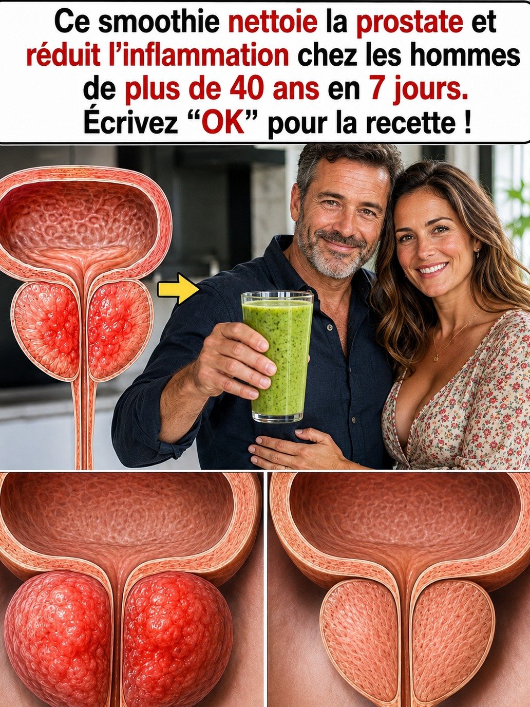 Le Secret Vert Pour Hommes de 40+ : Ce Smoothie Va Transformer Votre Prostate Irritée et Vos Nuits (Ne Manquez PAS Ce Soulagement !)