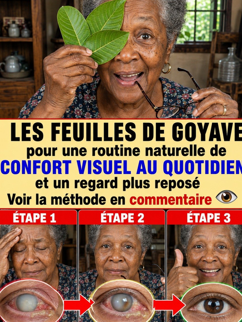 Vision floue après 50 ans ? Le secret naturel caché dans les feuilles de goyavier que l'industrie ignore