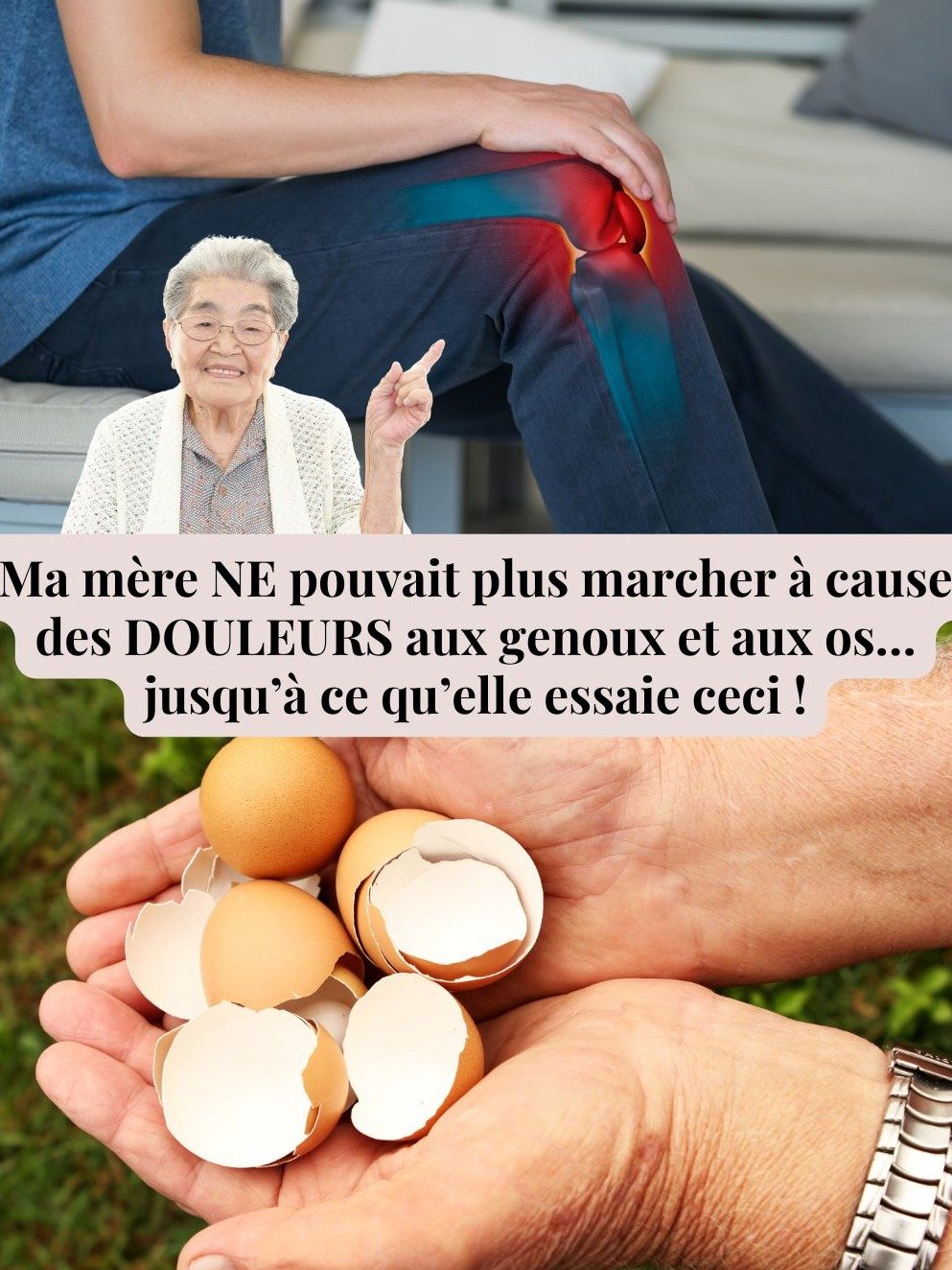 Incroyable ! Ma mère ne marchait plus, puis elle a découvert CE remède secret qui a tout changé pour ses genoux et ses os !