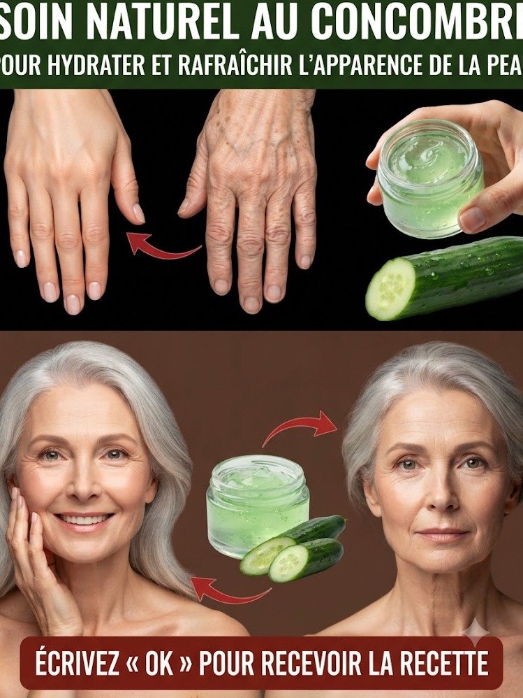 STOP aux Rides ! 🥒 5 SECRETS CHOCS au Concombre pour une Peau Jeune ÉTERNELLEMENT (Le N°3 va vous BLUFFER !)