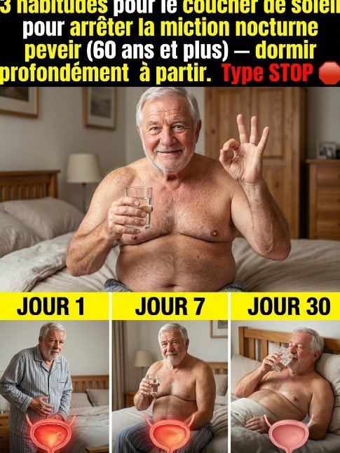 Nuits hachées après 60 ans ? 3 habitudes simples pour stopper enfin les envies pressantes