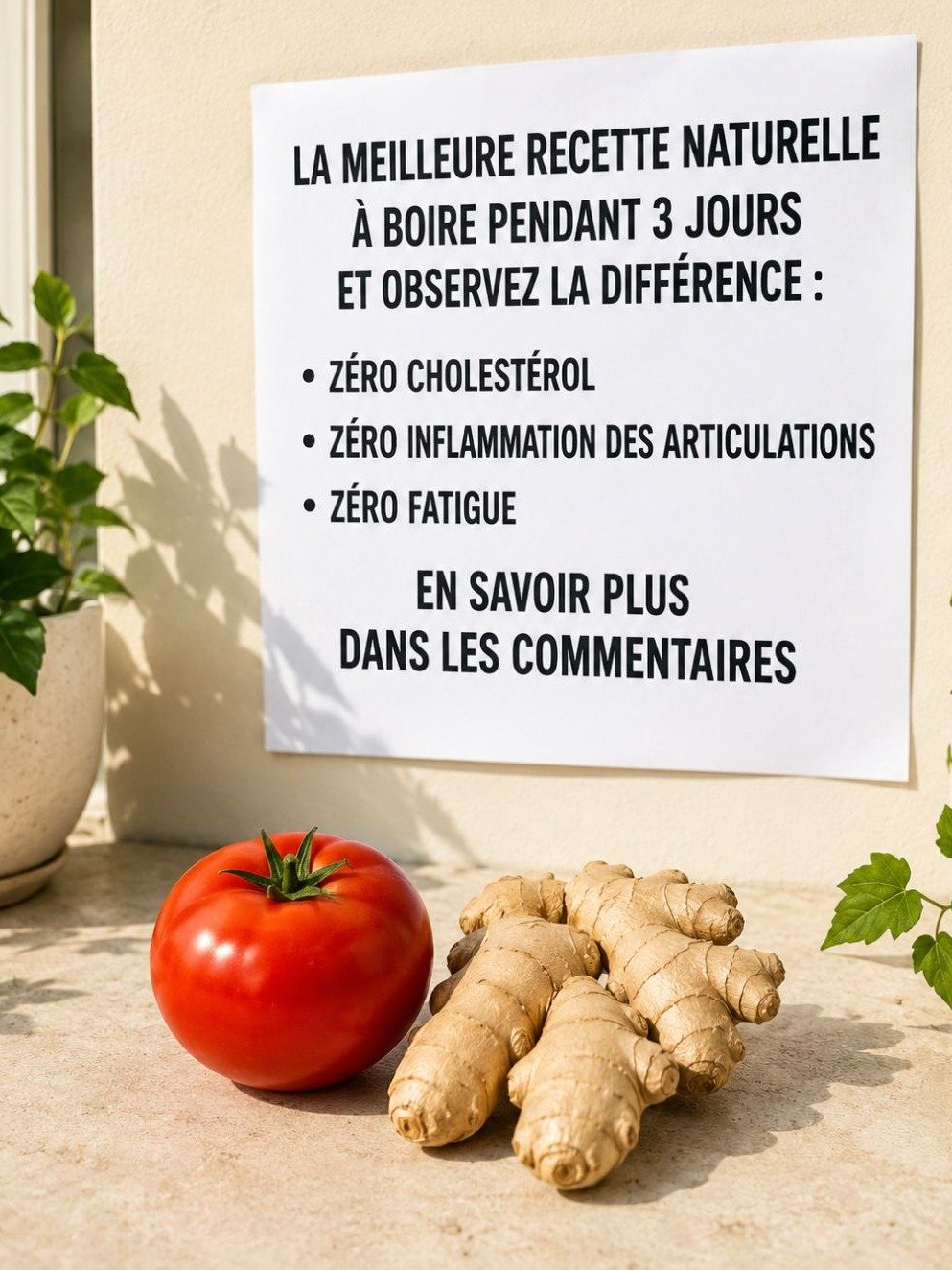 Tomate et gingembre : 3 recettes détox pour booster votre vitalité au quotidien