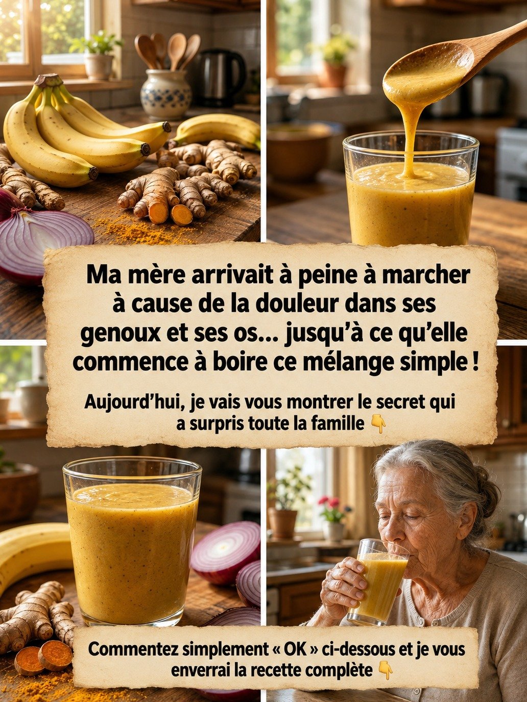 Le Smoothie Révolutionnaire Banane, Gingembre & Curcuma : Votre Secret pour des Matins Éclatants et un Corps Dynamisé !