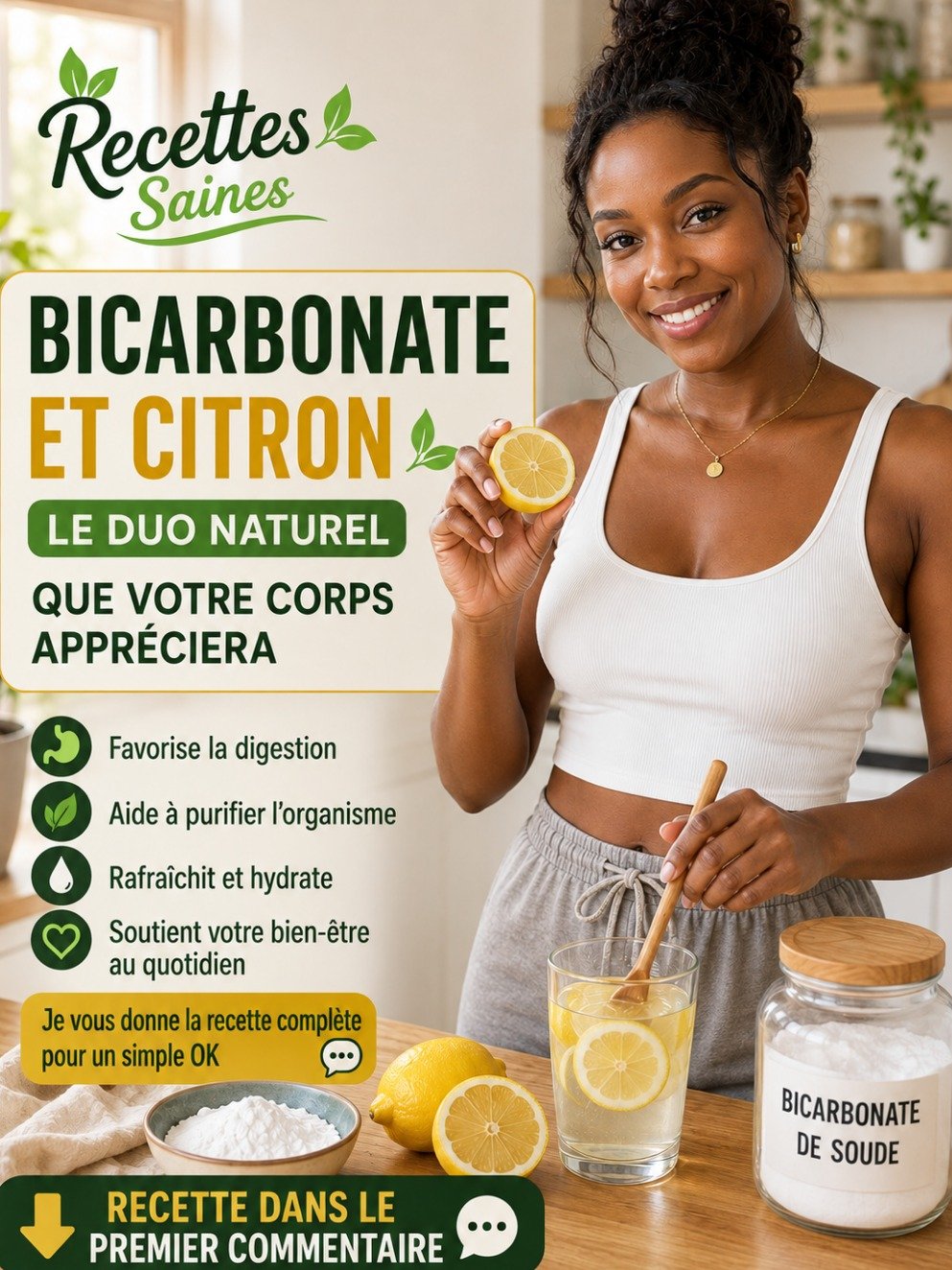 Eau citronnée au bicarbonate : Le remède miracle ou un danger pour votre santé ? La vérité dévoilée