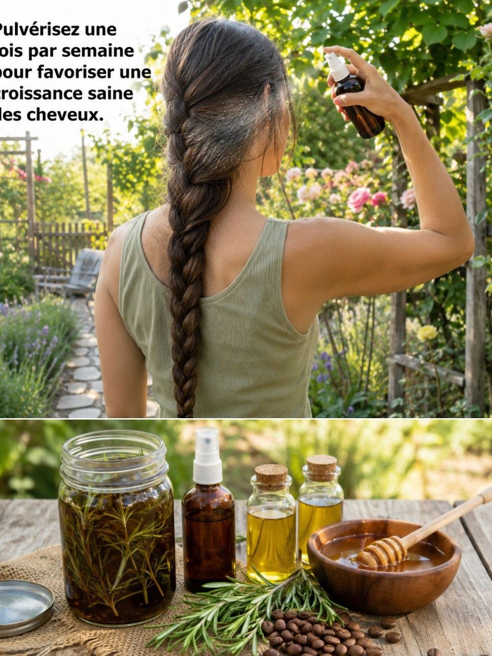Le Secret OUBLIÉ de Grand-Mère pour des Cheveux de RÊVE : Pourquoi TOUT le Monde Adopte la Rosée de Romarin (La Science Valide ENFIN !)