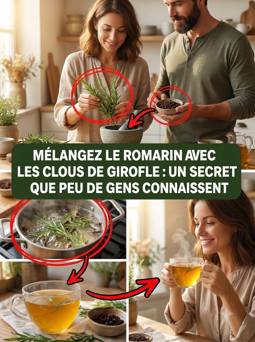 Le Secret Oublié pour une Santé Éclatante : Cette Recette Simple au Romarin et Clou de Girofle Va Révolutionner Votre Quotidien !