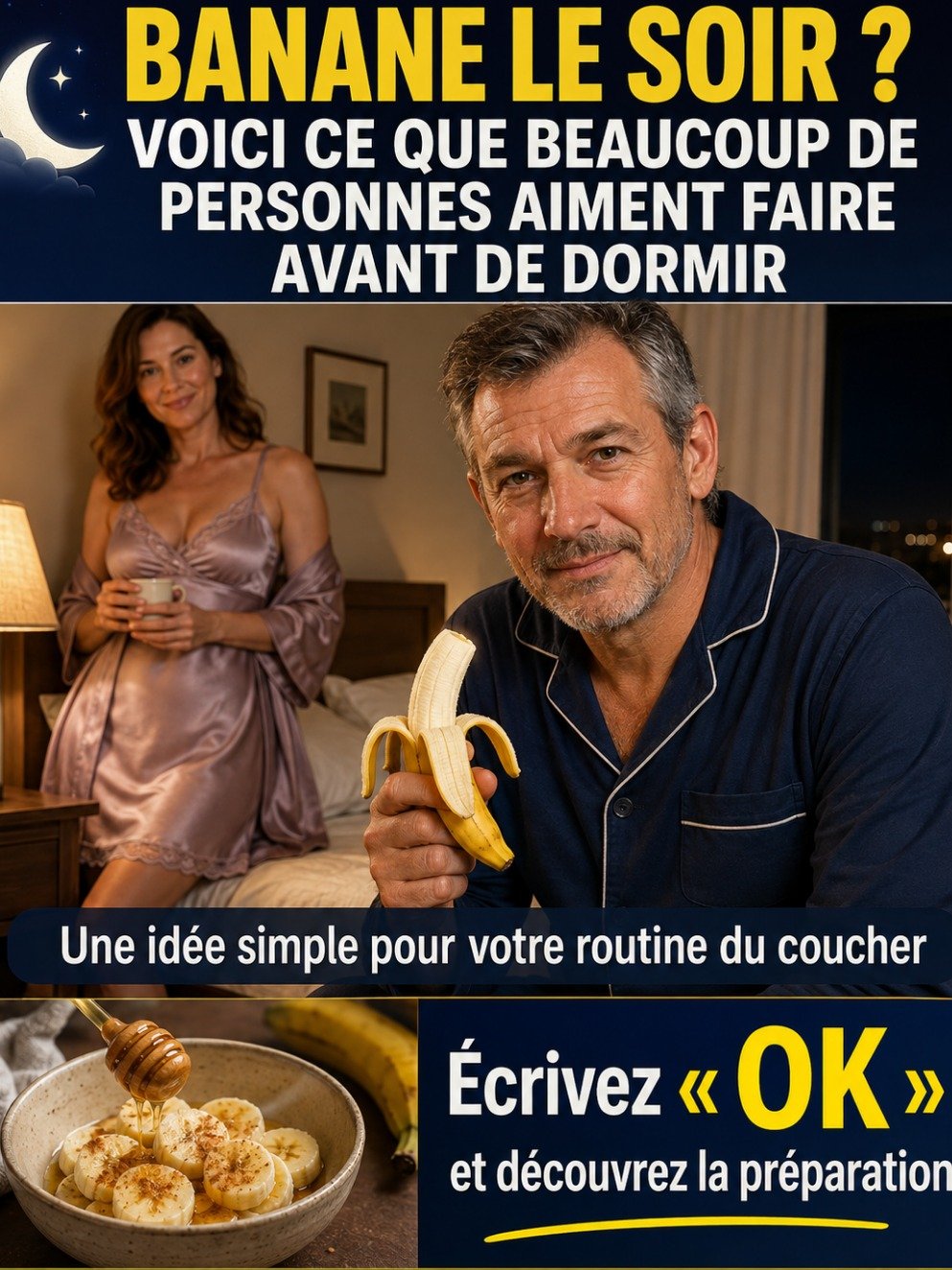 Manger une banane avant de dormir : la vérité sur cette habitude nocturne qui fait le buzz