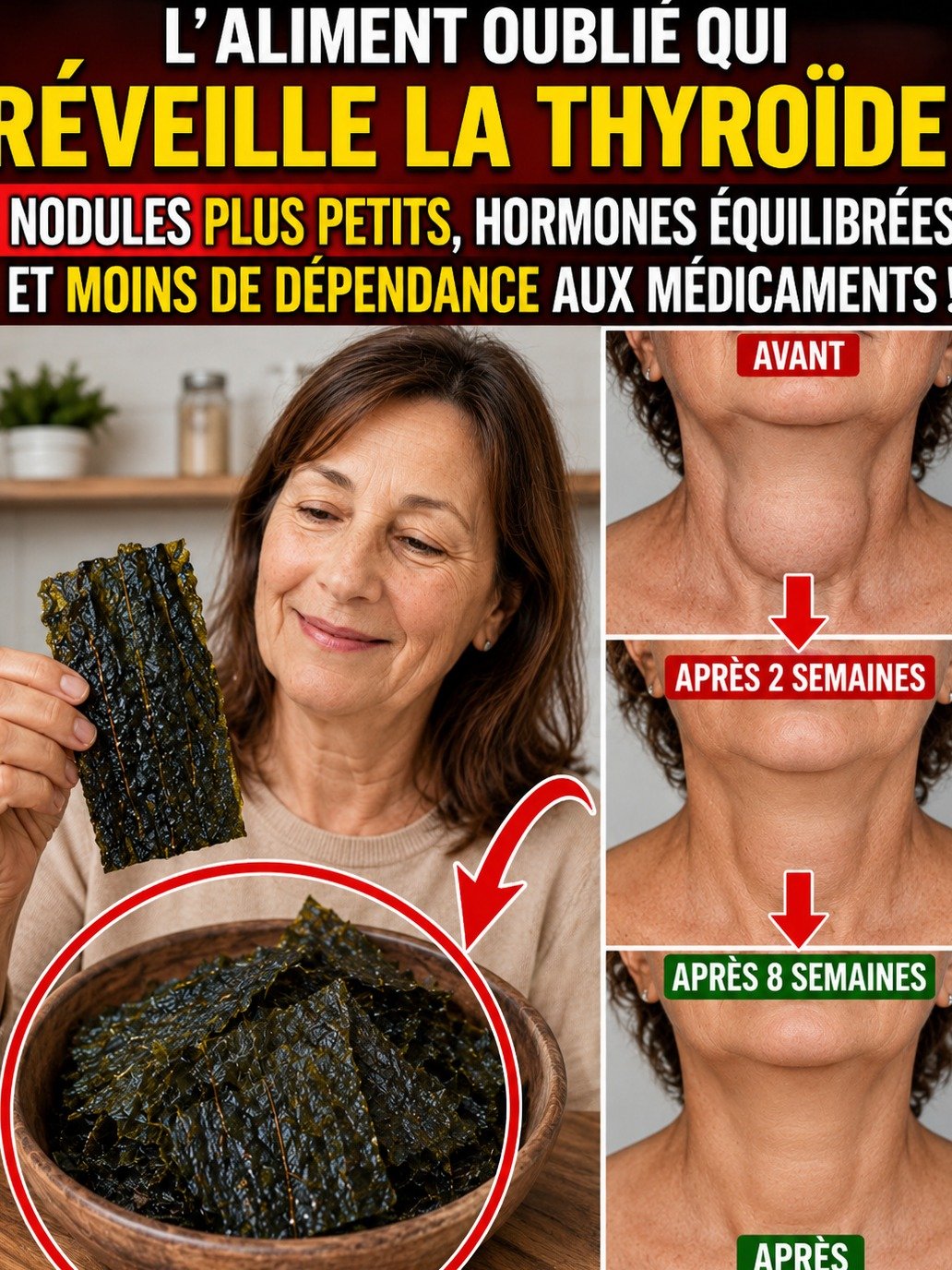 Le secret bien gardé : Cet aliment du quotidien peut transformer votre thyroïde et réduire vos nodules ! (Ne le ratez pas)