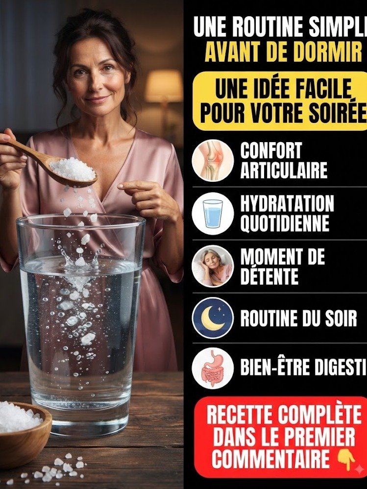 Eau Salée Tiède Avant de Dormir : La Vérité Explosive sur Ce Rituel Nocturne (Et Qui DOIT l'Éviter Absolument) !