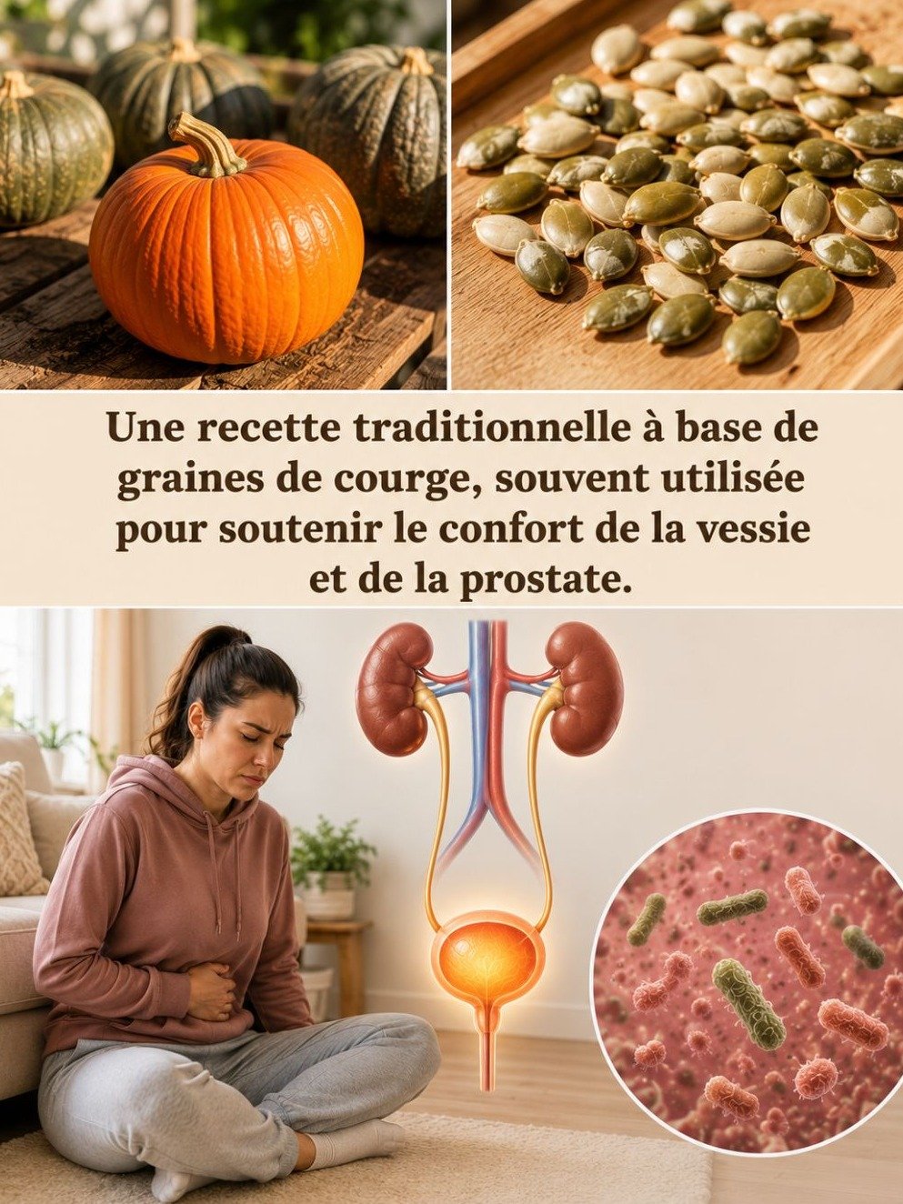 Le Secret Insoupçonné pour une Prostate en Pleine Santé : 4 Recettes Révolutionnaires à Base de Graines de Courge !