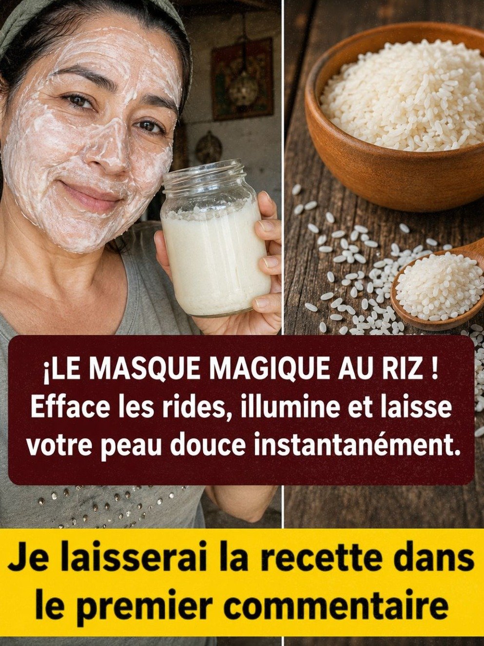 Le Secret Anti-Âge Millénaire des Peaux Parfaites : Votre Masque au Riz Rajeunissant à Faire Soi-Même !