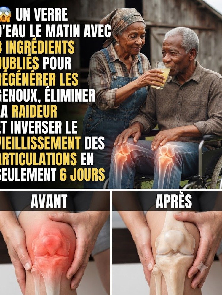 Ce verre du matin « miracle » qui débloque vos genoux raides et fait reculer l'âge de vos articulations