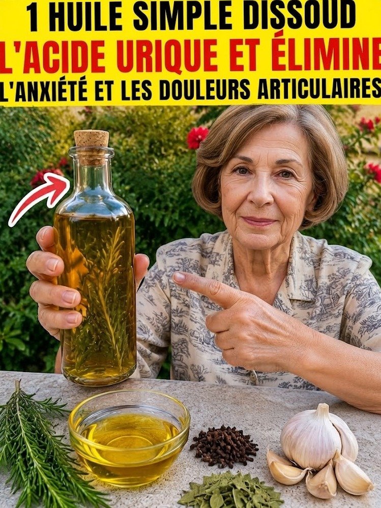 Le Secret Caché : Cette Huile Puissante Réinitialise Vos Articulations et Balaye l'Acide Urique (Avant Qu'il Ne Soit Trop Tard)