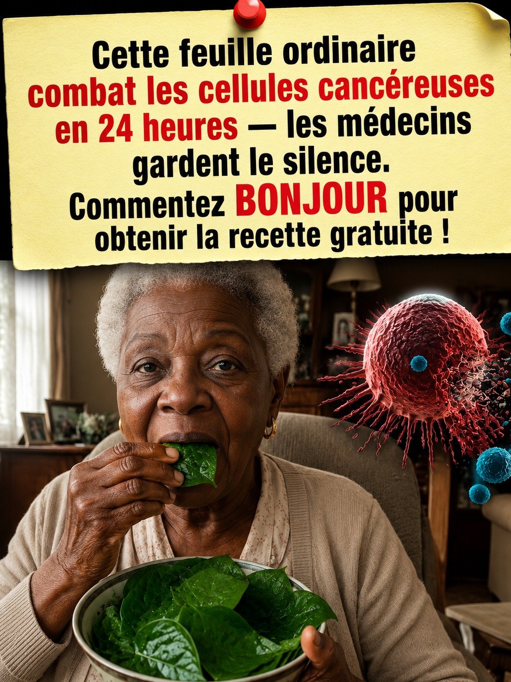 Cette feuille verte que les médecins cachent : elle « réinitialise » vos cellules en 24h, et voici comment