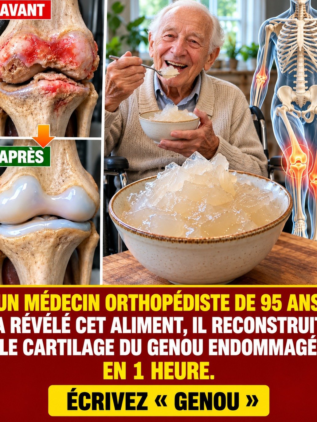 Douleurs aux Genoux après 50 Ans ? L'Ingrédient CULINAIRE OUBLIÉ qui Va Changer Votre Vie (Ne PAS Ignorer !)
