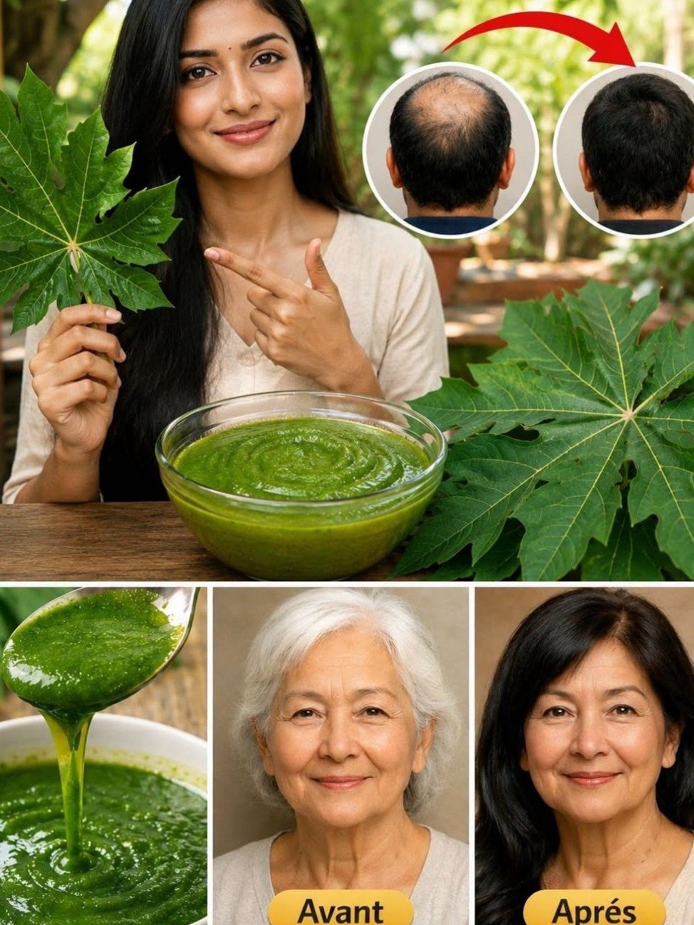 Le Secret Caché Pour une Croissance Capillaire EXTRÊME : La Feuille de Papaye Va Révolutionner Vos Cheveux (Personne Ne Vous Le Dit Encore !)