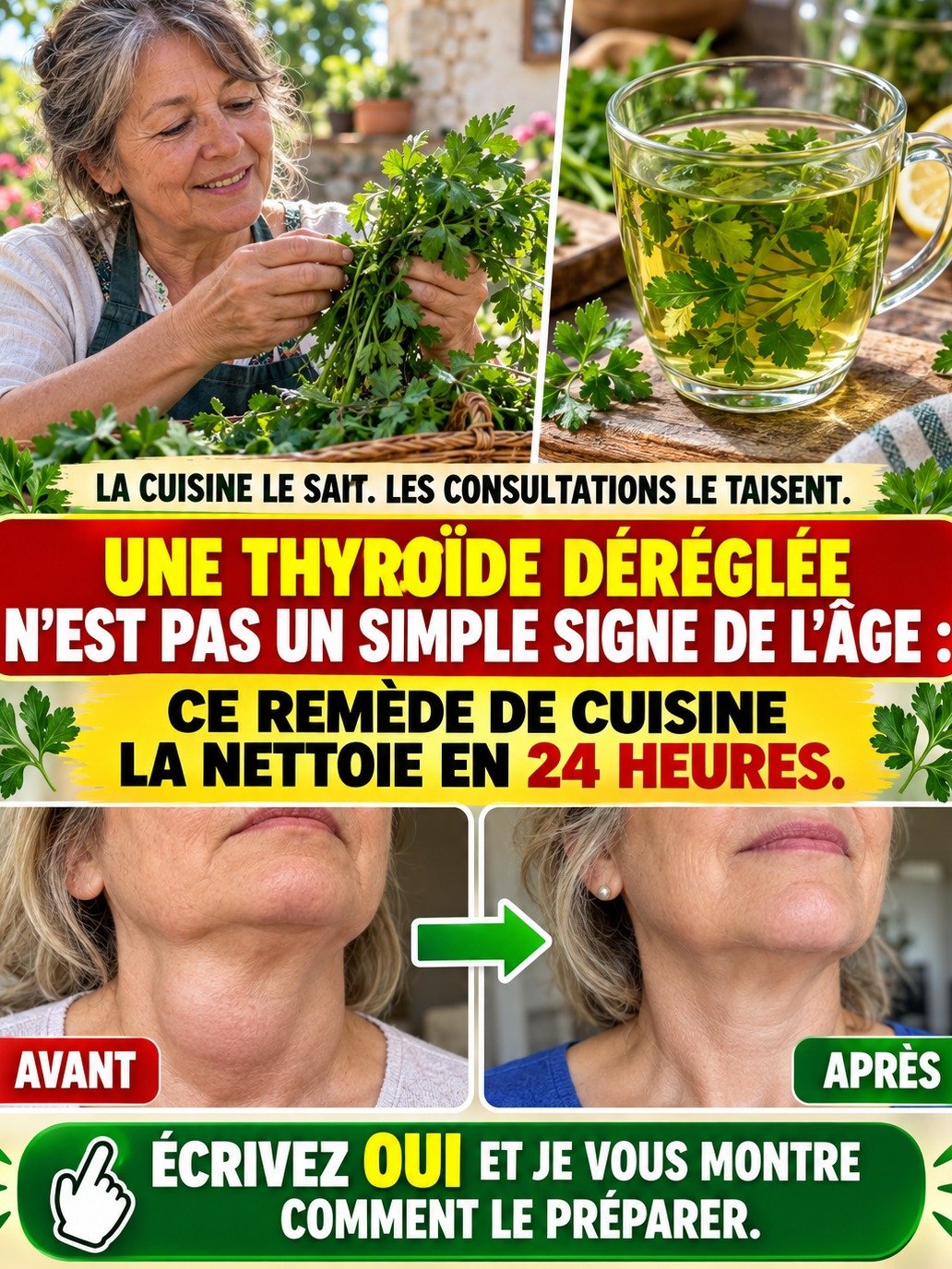 Thyroïde Irritée & Cou Gonflé ? Ne Jetez Plus l'Éponge ! Cette Boisson Maison Ultra-Simple Va TOUT Changer !