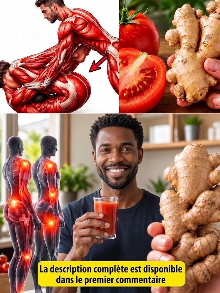 Le Secret Énergétique Inattendu : Cette Boisson Simple au Gingembre et à la Tomate Va Révolutionner Votre Quotidien (Adieu la Fatigue !)