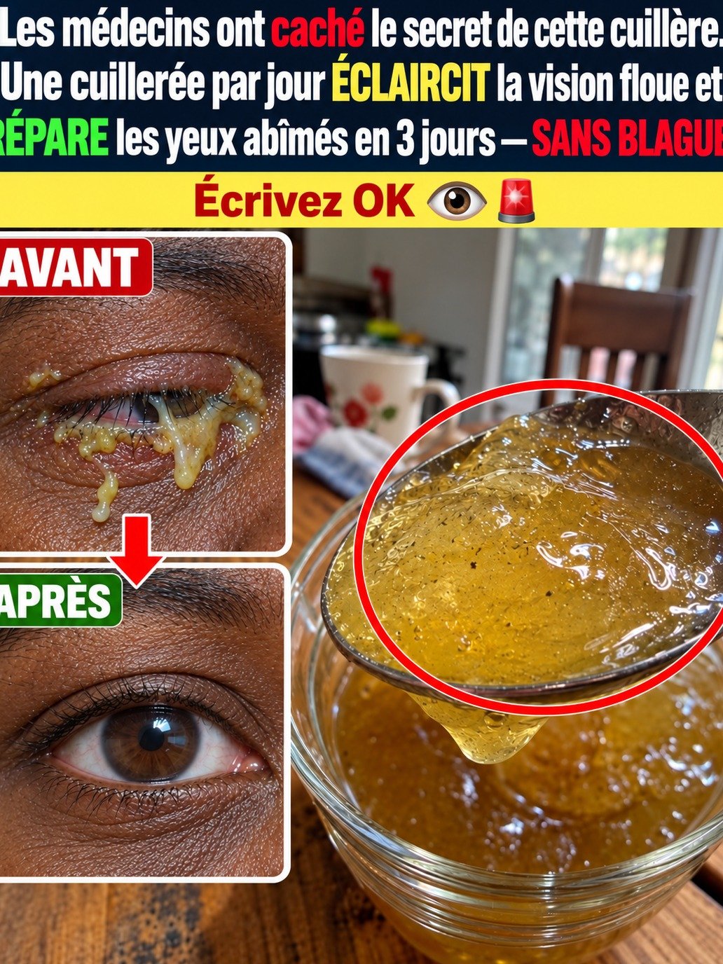 La Révélation Choc sur la Poudre Dorée : Vos Yeux Fatigués et Votre Vision Floue Vont-ils Vraiment Changer ?