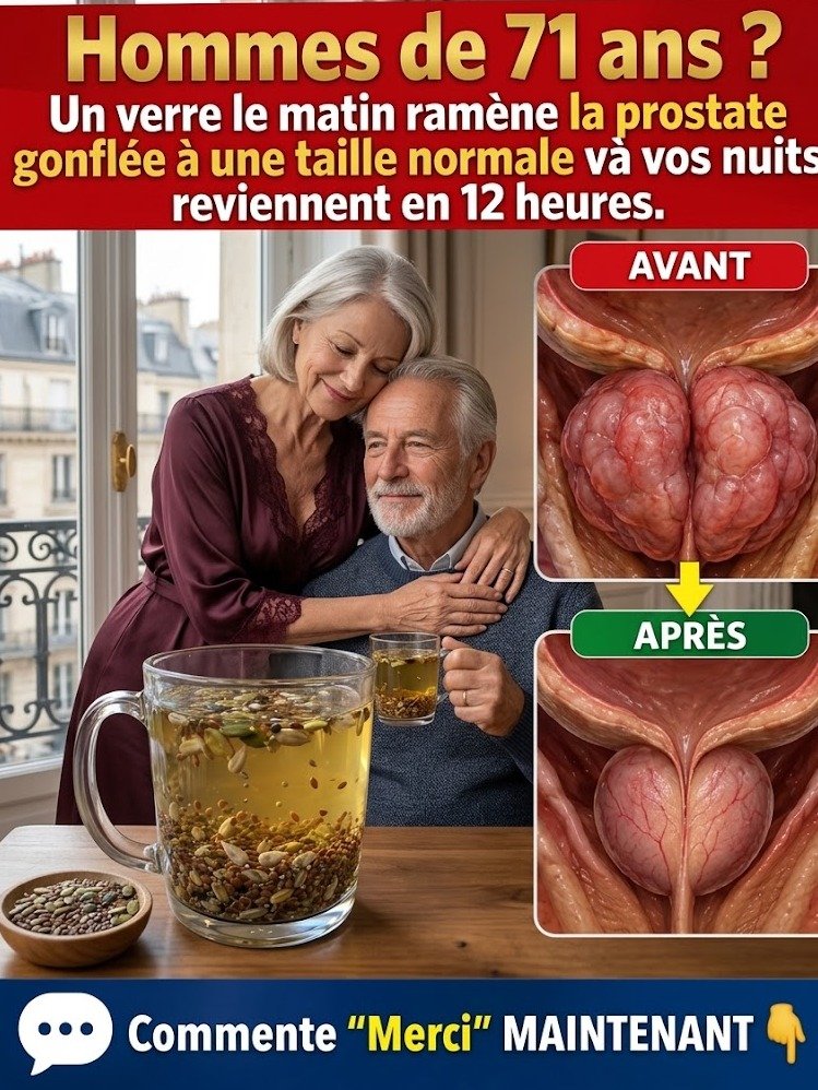 Le Mythe des 12 Heures : Ce que PERSONNE ne vous dit sur la réduction de votre prostate avec un verre de graines (avant qu'il ne soit trop tard !)