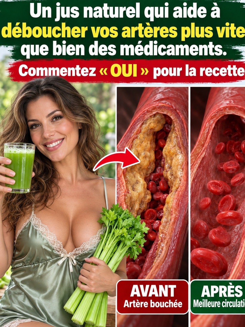 Révélation Choc : Un Simple Verre de Jus de Céleri Dégage Vos Artères BIEN Plus Vite Que Vous Ne L'Imaginez (Le Secret Que Votre Corps Attend)