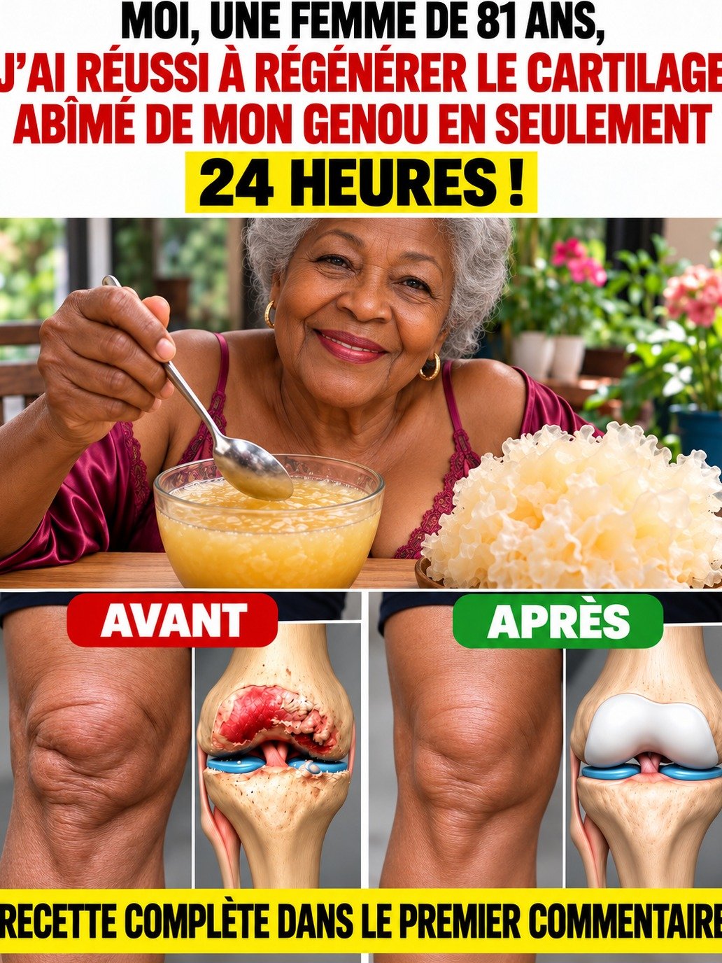 Le Secret Insoupçonné pour des Genoux comme à 20 Ans (Même Après 60 Ans) : Ne Manquez Pas Ces Aliments !