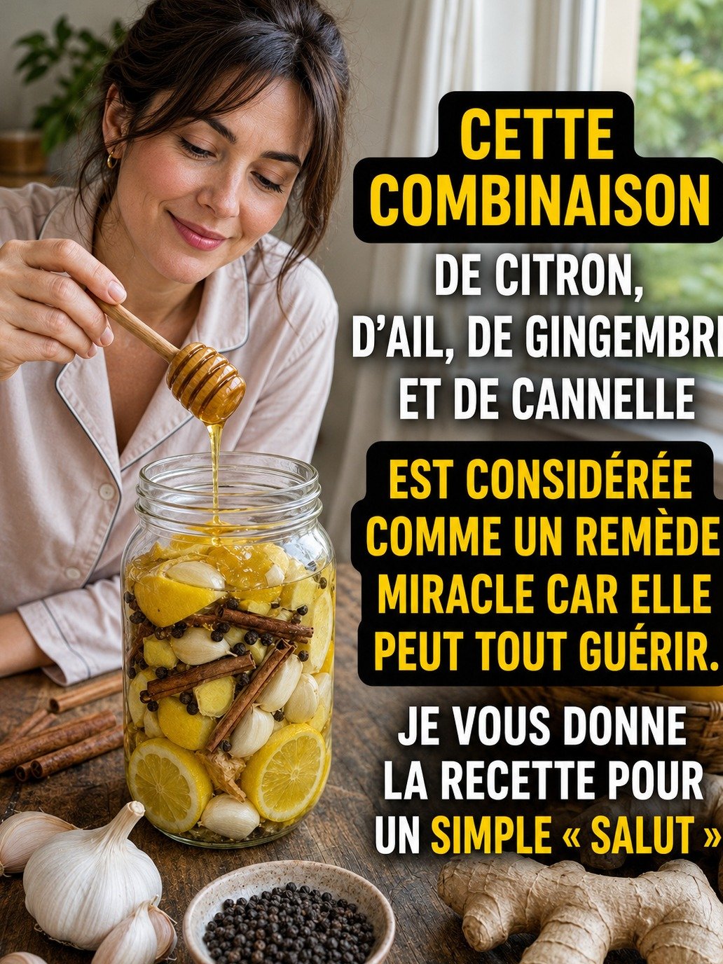 N'ignorez PLUS ce Remède Naturel : 20 Bienfaits Incroyables du Miel à l'Ail et au Gingembre pour une Santé de Fer !