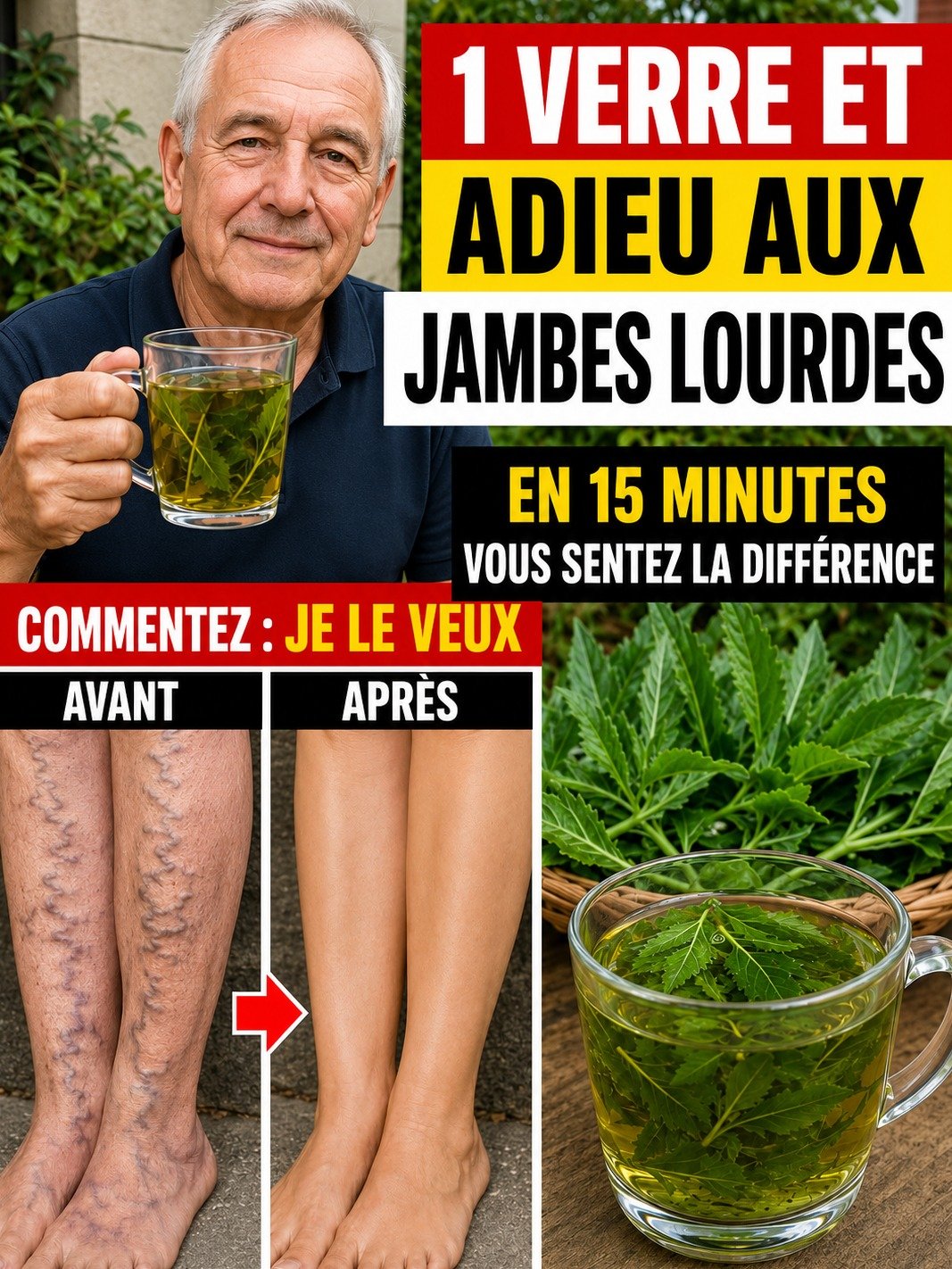 Jambes Lourdes, Chevilles Gonflées ? Découvrez LE Verre Secret Qui Va Révolutionner Votre Vie (Dès Ce Soir !)