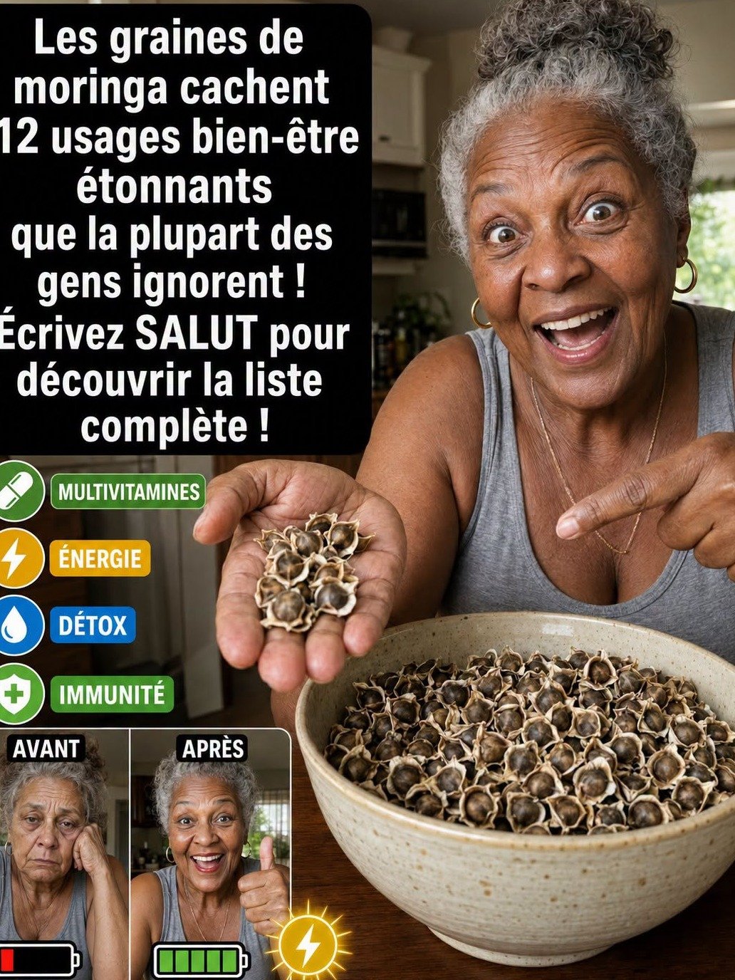 RÉVÉLATION CHOC : Ce Qui Arrive VRAIMENT à Votre Corps Quand Vous Mangez des Graines de Moringa (Ne Faites PAS Cette Erreur Courante !)