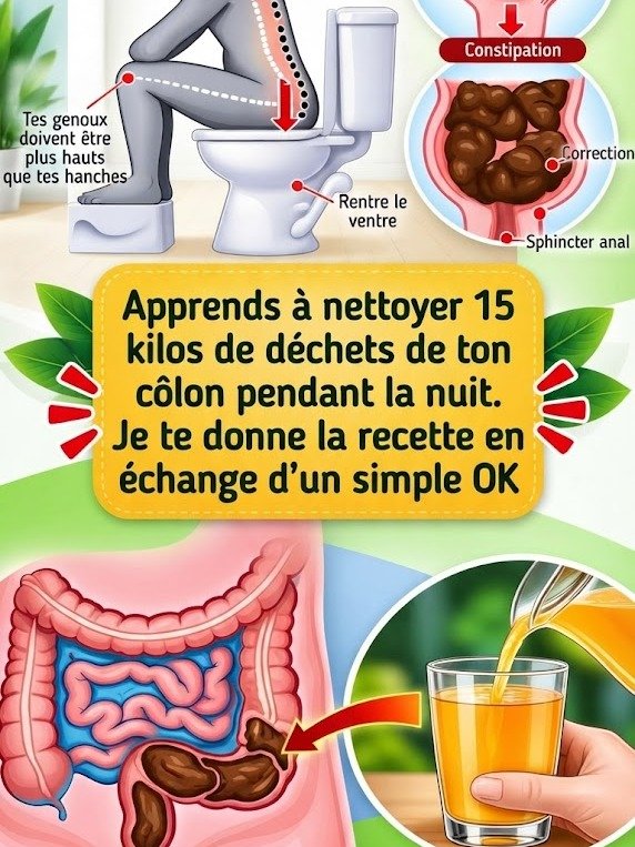 Fatigue, Ballonnements ? Ce Rituel Matinal Simple Va Nettoyer Votre Côlon et Révéler Votre Énergie Cachée (Vos Amis Vont Être Jaloux !)
