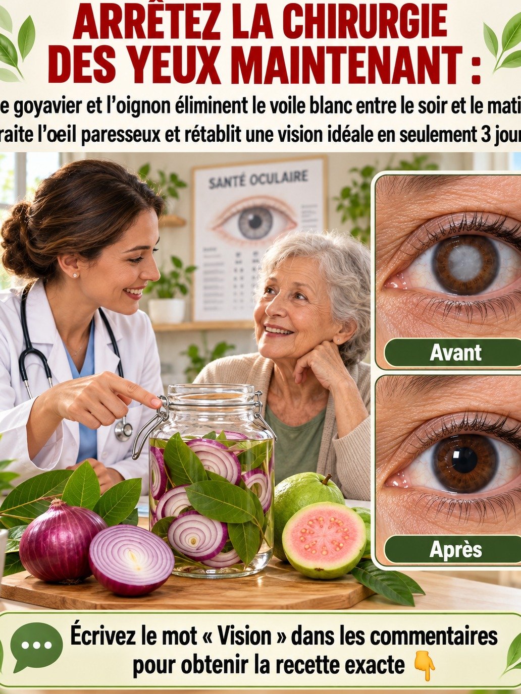 Le Duo Insoupçonné pour Vos Yeux : Oignon et Goyave Vont-ils Révolutionner Votre Vision ? La Réponse Qui Change Tout !