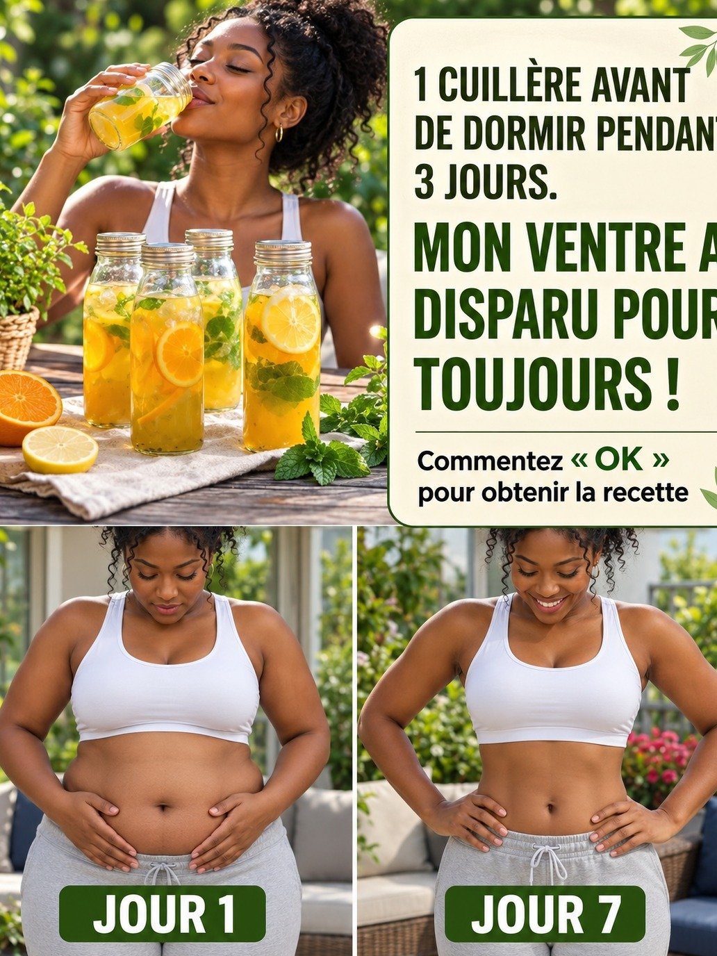 Ventre Plat SANS EFFORT en 7 Jours ? La VÉRITÉ CHOC sur la boisson virale avant de dormir que PERSONNE ne vous dit !