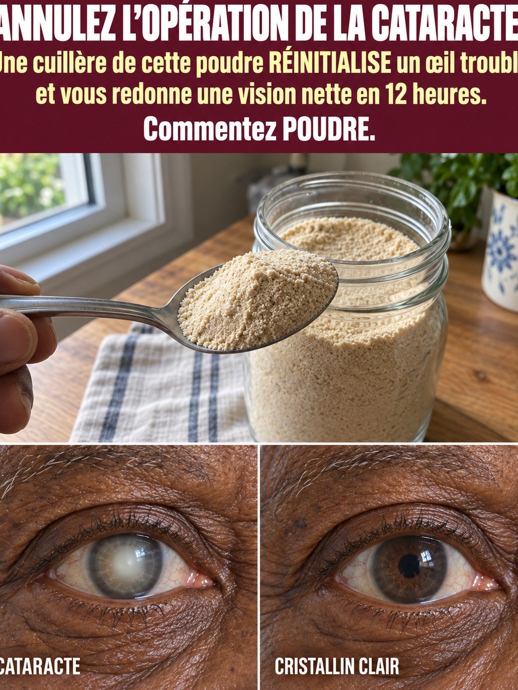 Vision Floue Après 60 Ans ? Ne Laissez PAS la Cataracte Gâcher Votre Vie ! Découvrez CET Ingrédient de Cuisine Qui Pourrait Sauver Votre Vue