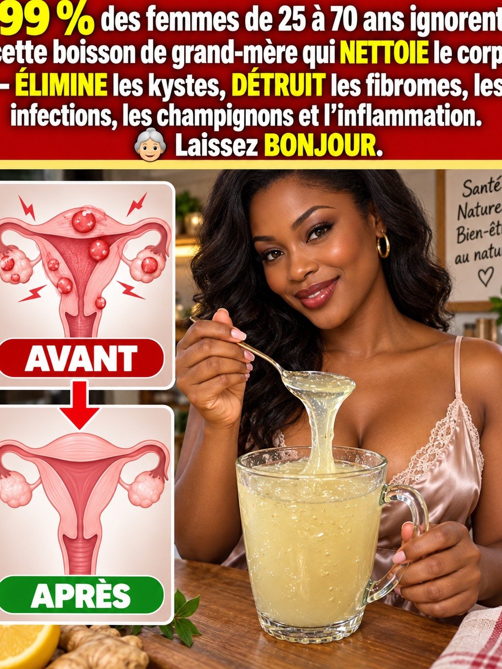 Révélation Choc : Cette Boisson Verte Amère Déclenche une Réinitialisation Féminine Secrète et Transforme Votre Corps !