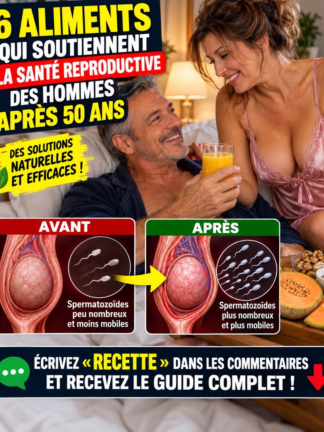 Le Secret Mâle Après 55 Ans : 6 Aliments QUI VONT TRANSFORMER Votre Vitalité (Ne Manquez Pas Le #3) !