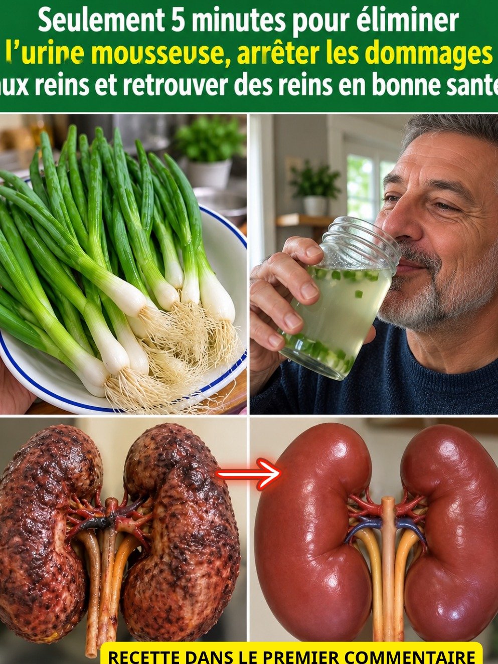 LE SIGNAL D'ALARME SILENCIEUX : Si Votre Urine Est Mousseuse, Vos Reins Vous Lancent un Avertissement CRUCIAL (Ne l'ignorez plus) !