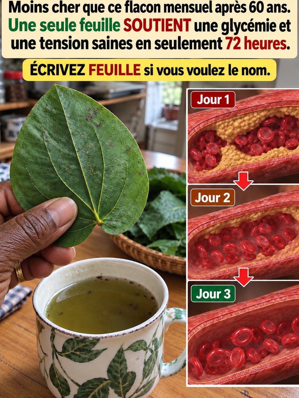 Révélation Choc : Cette SEULE feuille peut changer votre glycémie et votre tension artérielle ! Le secret bien gardé à découvrir absolument.