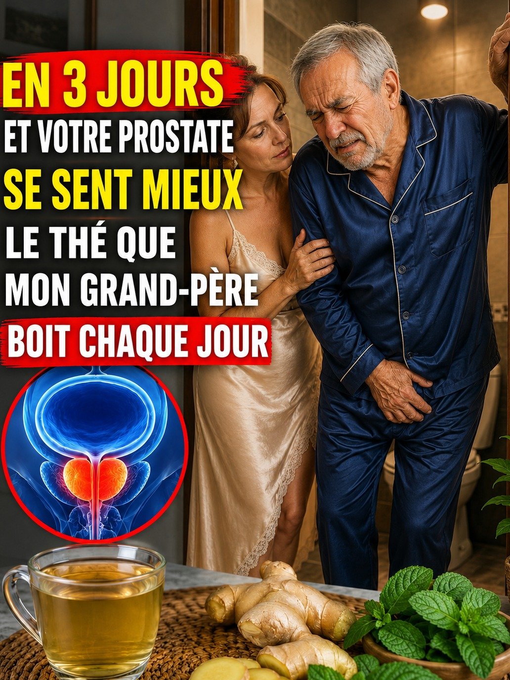 Prostate : L'erreur fatale que vous faites chaque soir avec votre boisson (et comment y remédier SANS tisane miracle !)