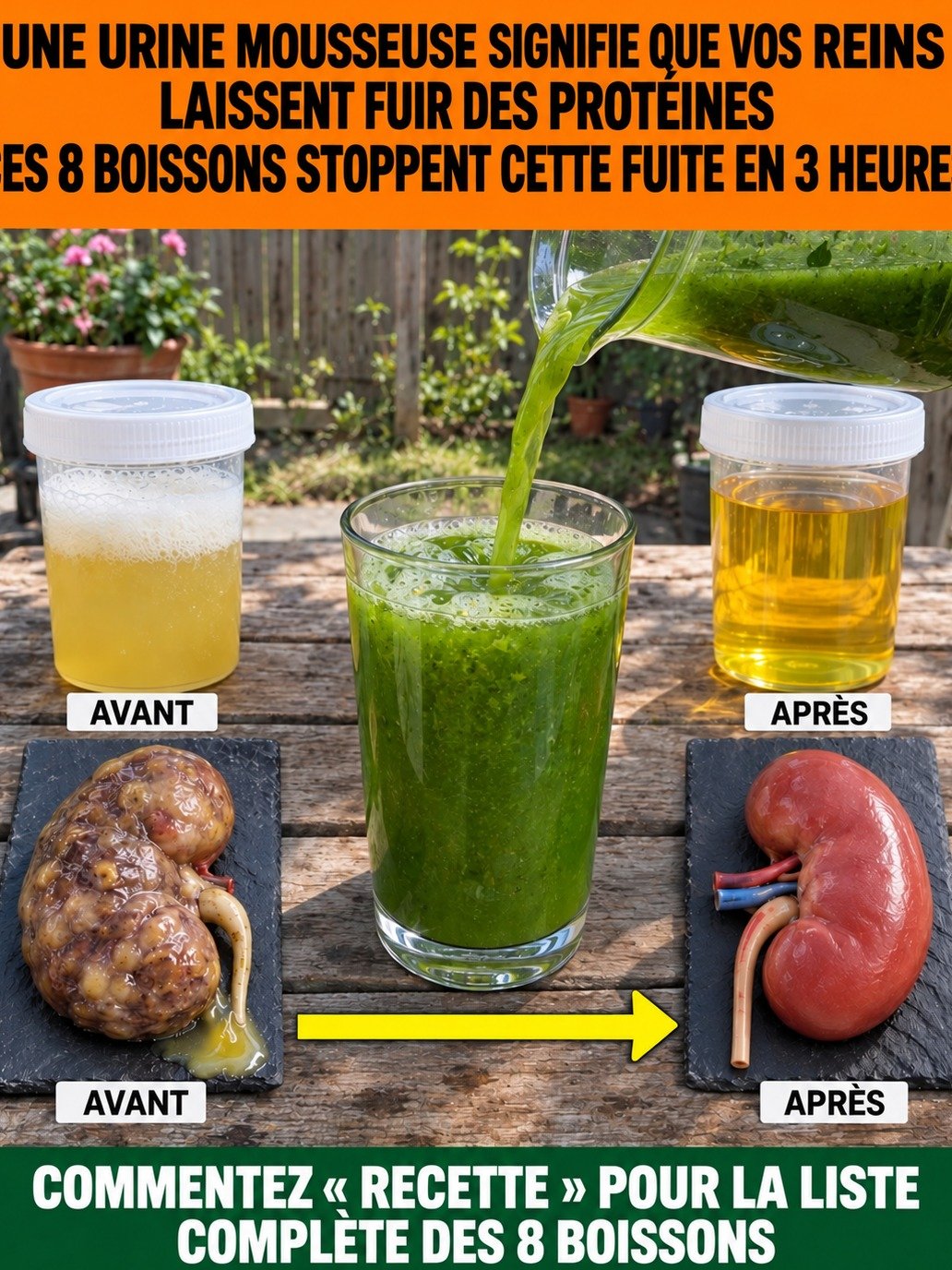 Vos Reins Souffrent en Silence ? DÉCOUVREZ les 8 Boissons Essentielles pour Combattre la Protéinurie Avant Qu'il Ne Soit Trop Tard !