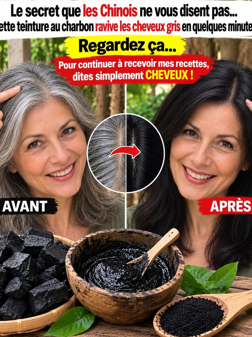 Le MYSTÈRE du Charbon pour les Cheveux Gris DÉVOILÉ : La Vérité Choc que Personne ne Vous Dit sur cette Astuce Virale !